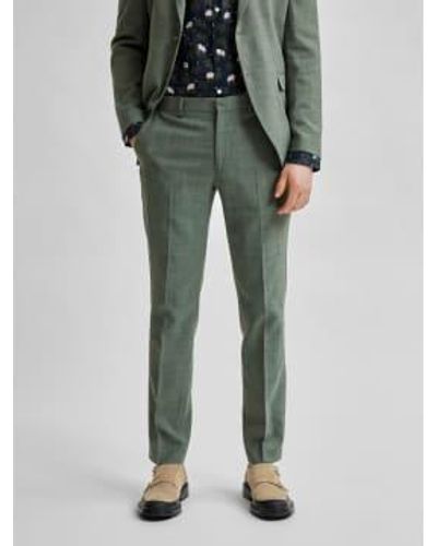 SELECTED Selected pantalon costume vert