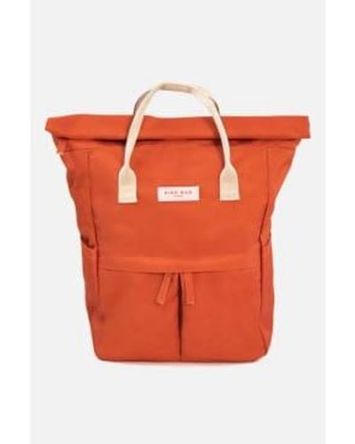 Kind Bag Medium Hackney Sustainable Backpack Burnt - Arancione