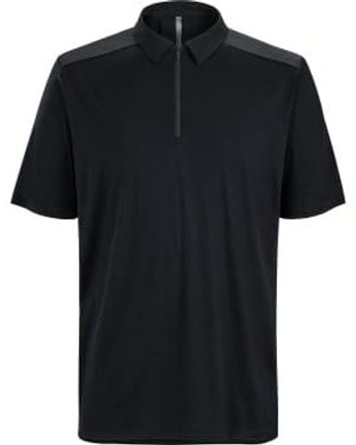 Arc'teryx Frame Ss Polo Shirt M - Black