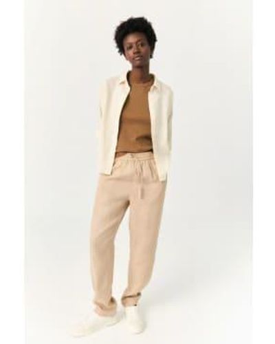 Ecoalf Sum Trousers Bleached Sand S - Natural