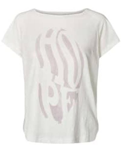 Rabens Saloner Sally Hope T Shirt - Bianco