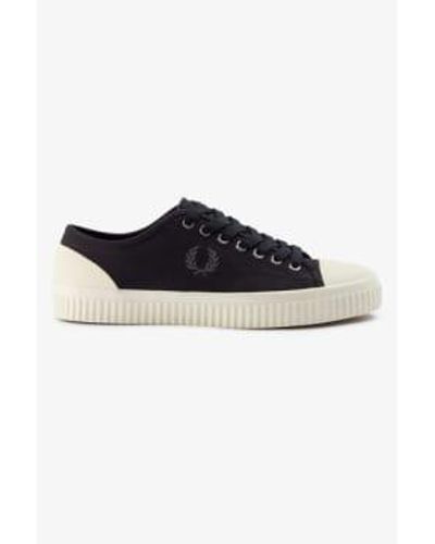 Fred Perry Gunmetal Hughes Low Plimsolls - Blu