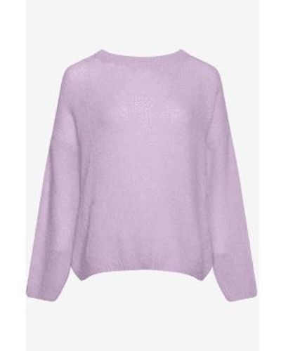 Noella Renn Lavender Sweater L/xl - Purple