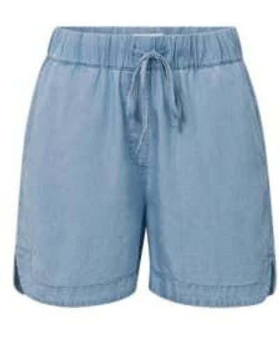 Yaya Chambray Shorts 34 - Blue