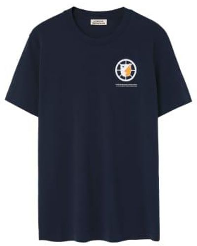 Loreak Navy Astro Barraca T-shirt S - Blue