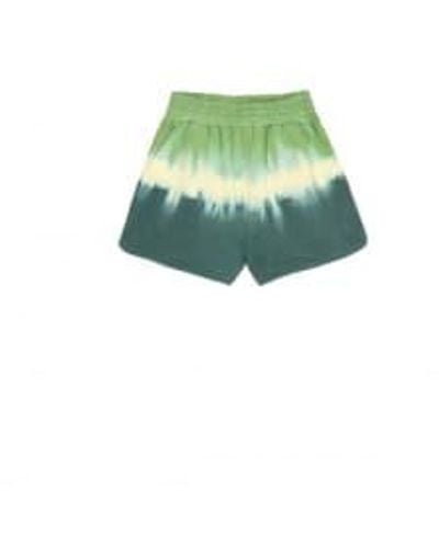 FRNCH Tie Dye Shorts S - Green