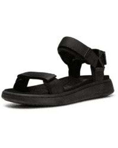 Woden Line Sandals 4 - Black