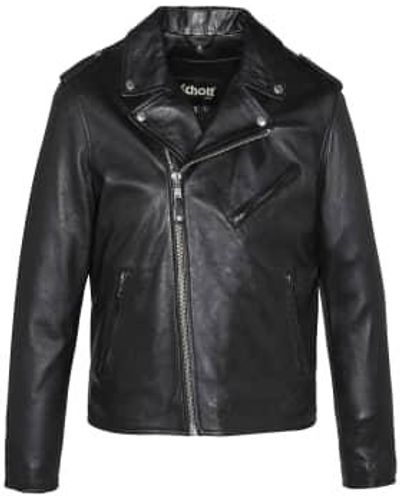Schott Nyc Lc1140 fitted perfecto jacket icon - Negro