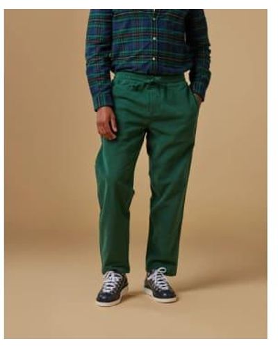 Portuguese Flannel Pantalon moleskin - Vert