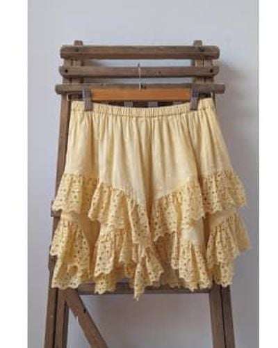 Isabel Marant Sukira Sunlight Ruffle Shorts - Marrone