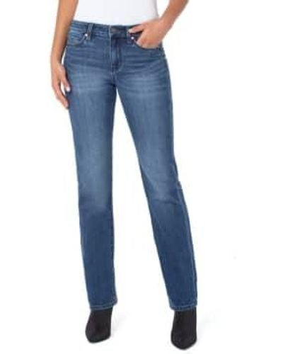 Liverpool Jeans Company Whitney Sadie Straight Cut Jeans - Blu