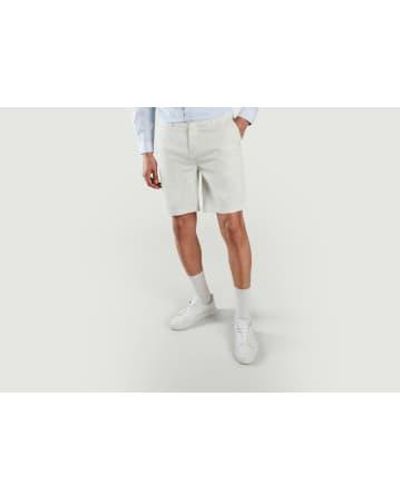 Cuisse De Grenouille Chino Shorts - Bianco