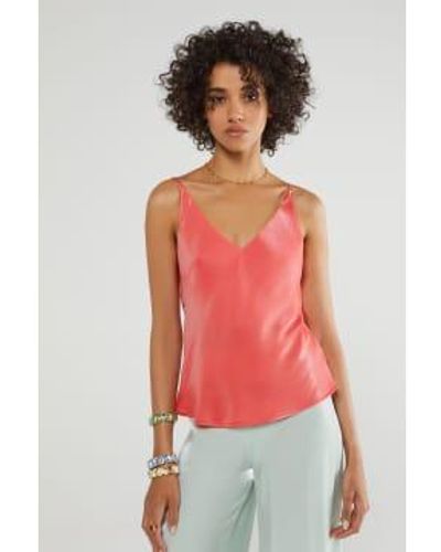 Ottod'Ame Top coral - Rouge