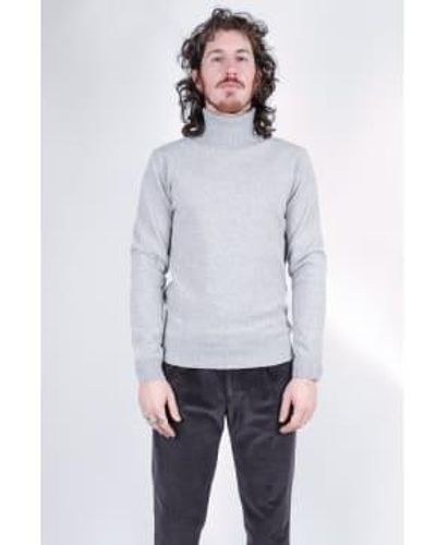 Daniele Fiesoli Roll Neck Sweater Double Extra Large - Gray