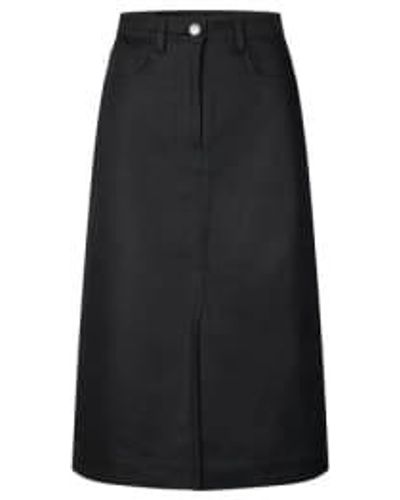 Samsøe & Samsøe Stripe Skirt 15046 S - Black
