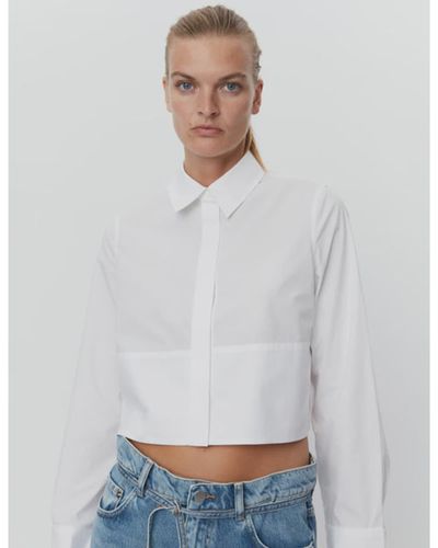 Day Birger et Mikkelsen Maddox Solid Cotton Shirt - Gray