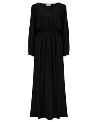 Natalie Martin April Maxi Dress In Medium - Black