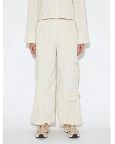 2nd Day Edition George Cargo Trousers Chalk - Natural