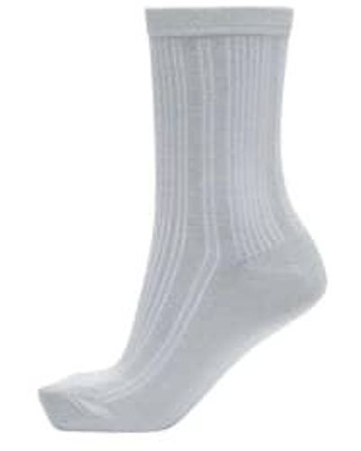 SELECTED Chaussettes - Gris
