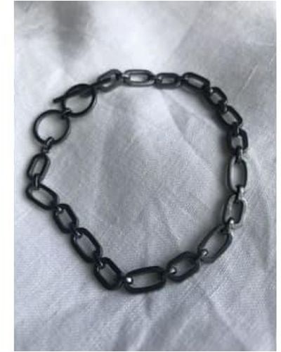 WDTS Constant Link Bracelet Oxidised - Gray