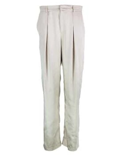 Les Bohémiennes Silky Trousers Pearl 1 / Small - Grey