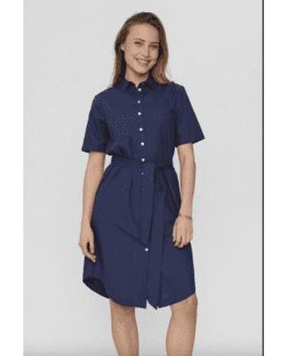 Numph Nugia Shirt Dress 34 - Blue