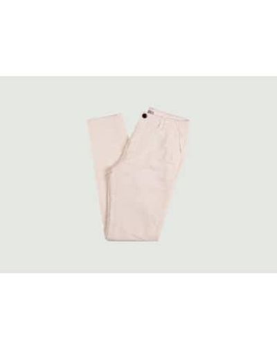 Cuisse De Grenouille Samt Chino - Pink