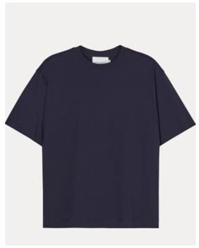 Closed T -shirt Jersey Organic Cotton Navy L - Blue