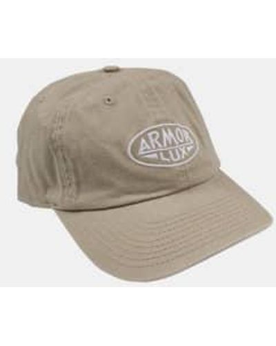 Armor Lux Logo Cap Pale Olive One Size - Green