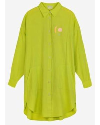 Bobo Choses Robe chemise au citron vert