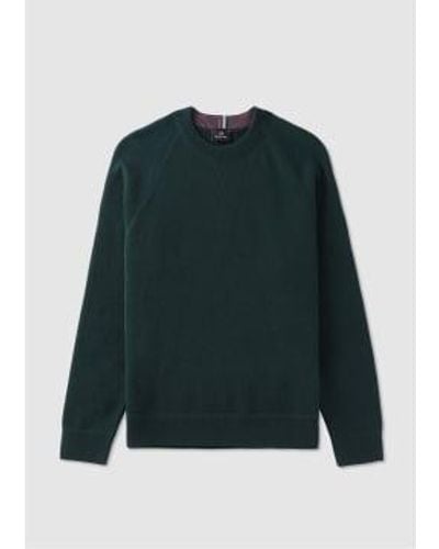 Paul Smith S Crew Neck Knit Sweatshirt - Green