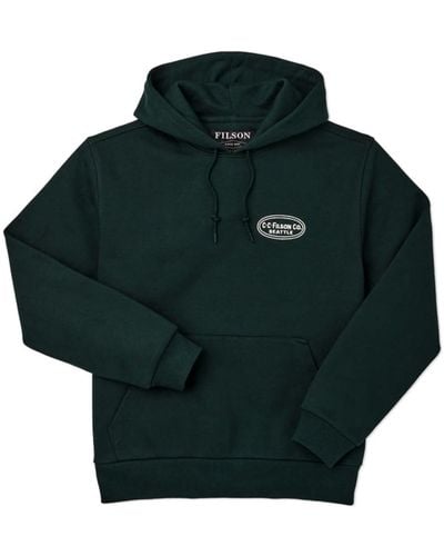 Filson Prospector Embroidered Hoodie - Green