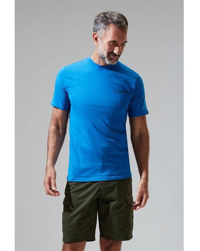Berghaus Camiseta manga corta los pirenees franceses - Azul