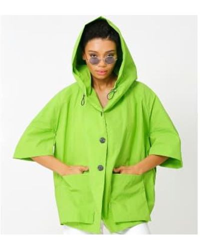 New Arrivals Bize Jacket With Hood - Green
