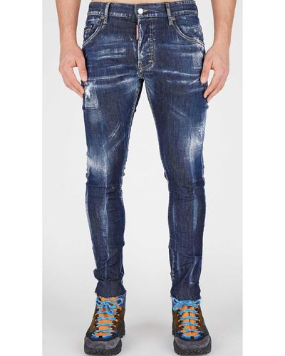 DSquared² Super Twinky Jeans – 50, Black in Blue for Men | Lyst UK