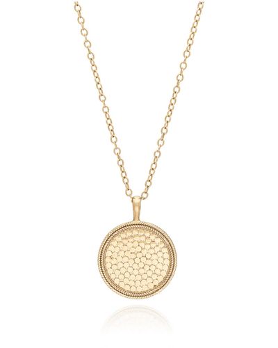 Anna Beck Large Medallion Necklace - Metallic