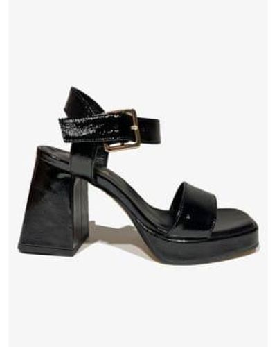 BUKELA Gry heels - Negro