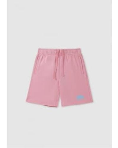 BBCICECREAM Pantanos pantalones cortos logotipo arco pequeño en rosa