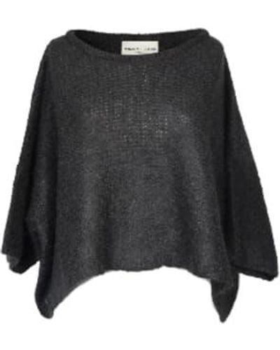 WINDOW DRESSING THE SOUL Mohair Sweater One Size - Black