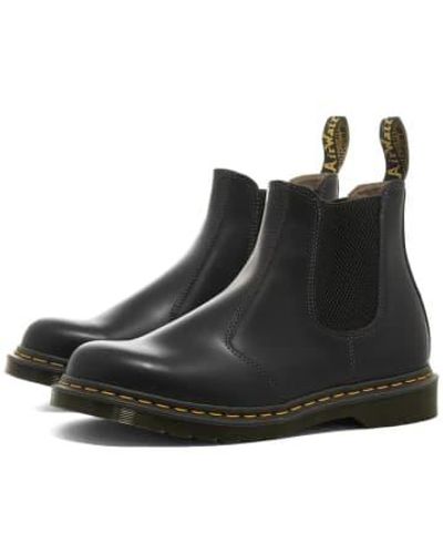 Dr. Martens Vintage 2976 Chelsea Boot Made In England Black - Nero