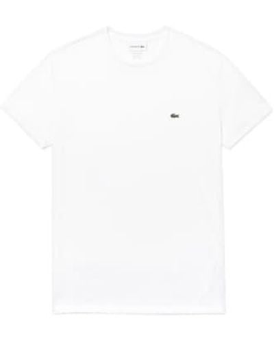 Lacoste Pima T-shirt White - Blanco