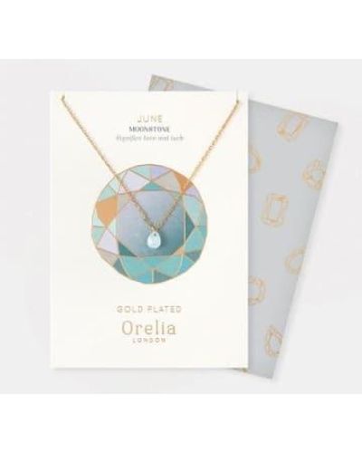 Mint Tea Boutique Orelia Birthstone Necklace - Blue
