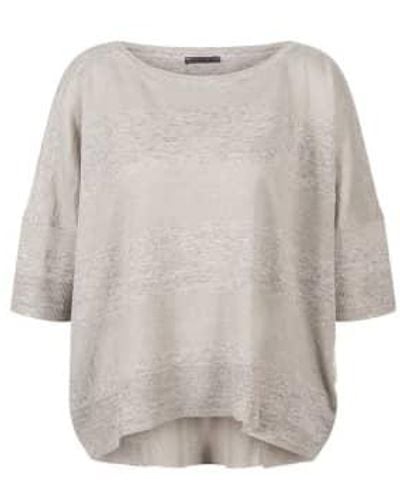 Oska Hilboup pullover in silber - Grau