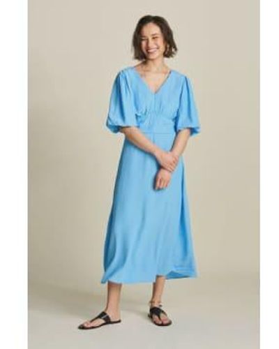 Pom Mediterranean Dress - Blue