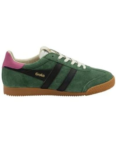 Gola Elan Sneakers Evergreen//fuchsia 4