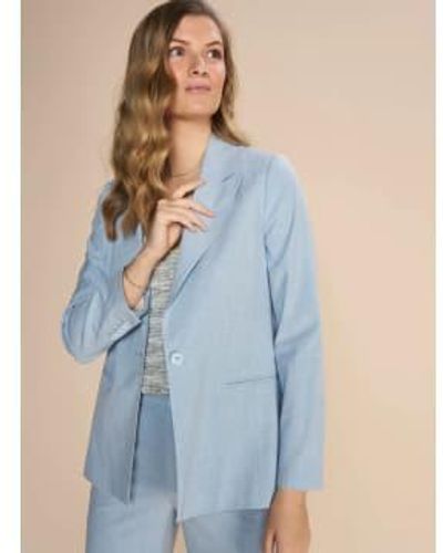 Mos Mosh Falula roy blazer-cashmere -160590 - Azul