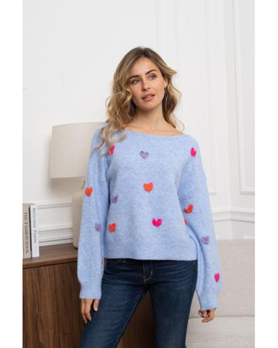 Kilky All About Hearts Knit - White
