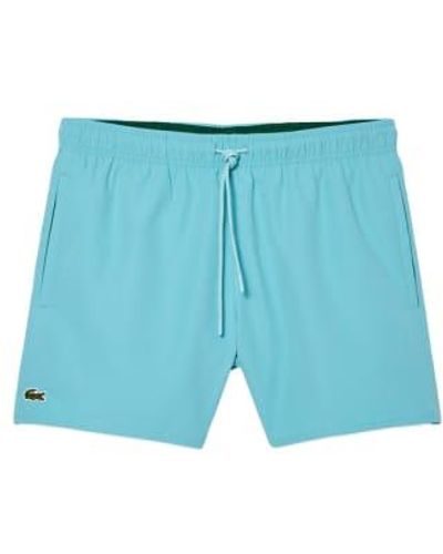 Lacoste Pantalones cortos natación secos rápidos luz mh6270 - Azul