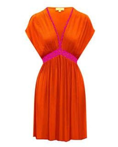 Nooki Design Layla Dress- / S 100% Cotton - Orange
