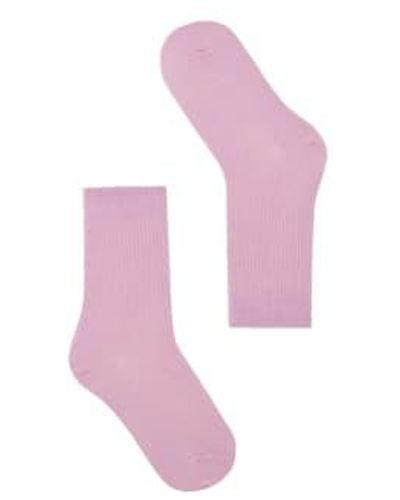 Recolution Herb Orchid Socks 43-47 - Pink